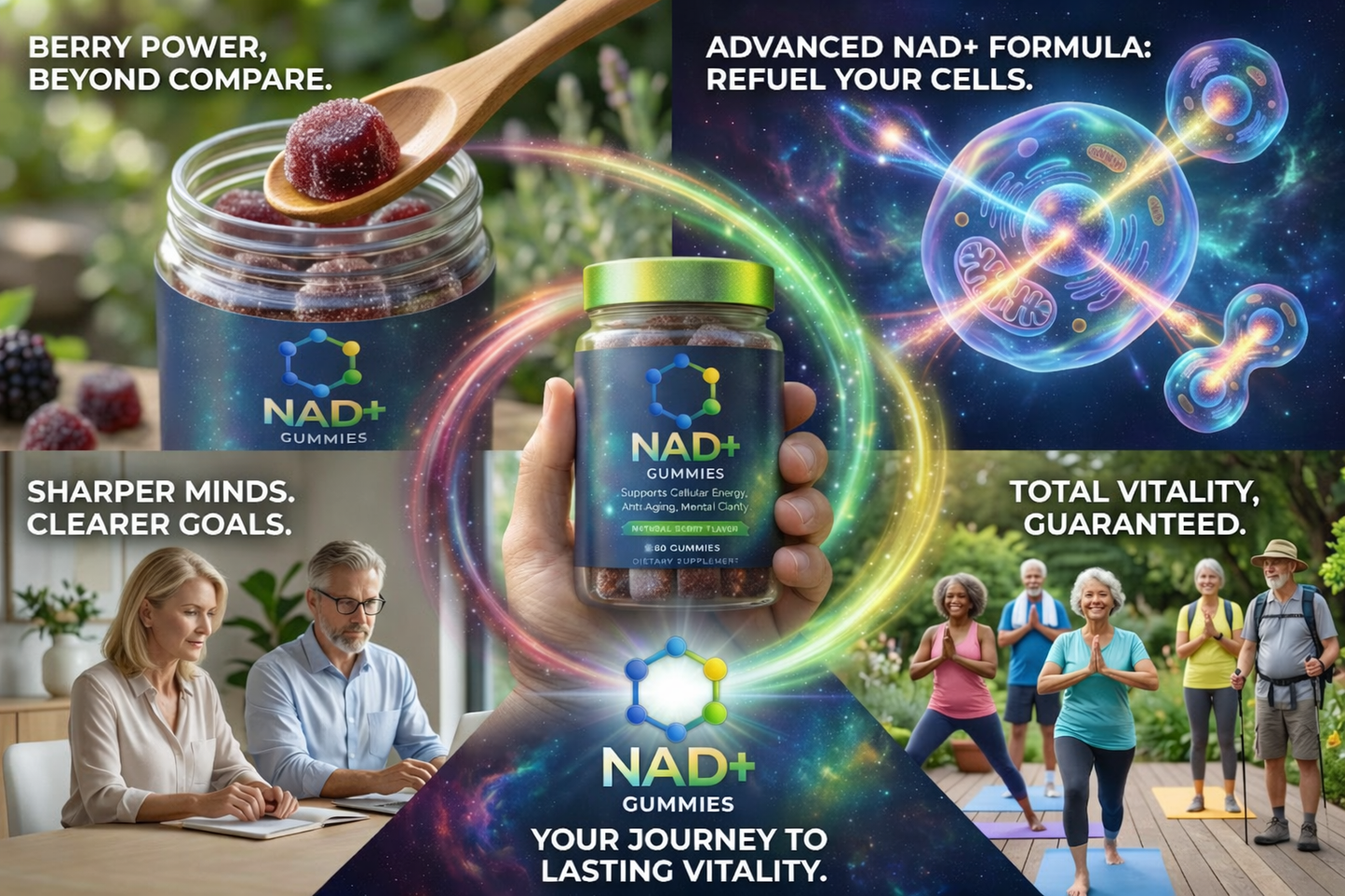 NADify NAD+ Gummies — 1000mg Nicotinamide Adenine Dinucleotide Supplement BUNDLING DISCOUNT FOR 2