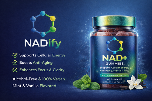 NADify NAD+ Gummies — 1000mg Nicotinamide Adenine Dinucleotide Supplement BUNDLING DISCOUNT FOR 2